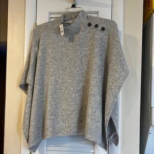 LOFT Gray Sweater Shrug size M/L